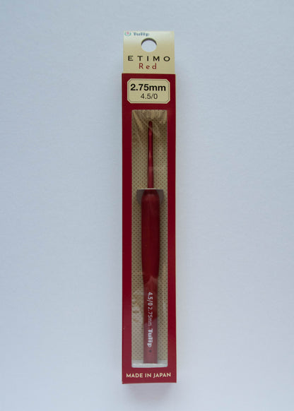 Ganchillo Etimo Red Softgrip de Tulip